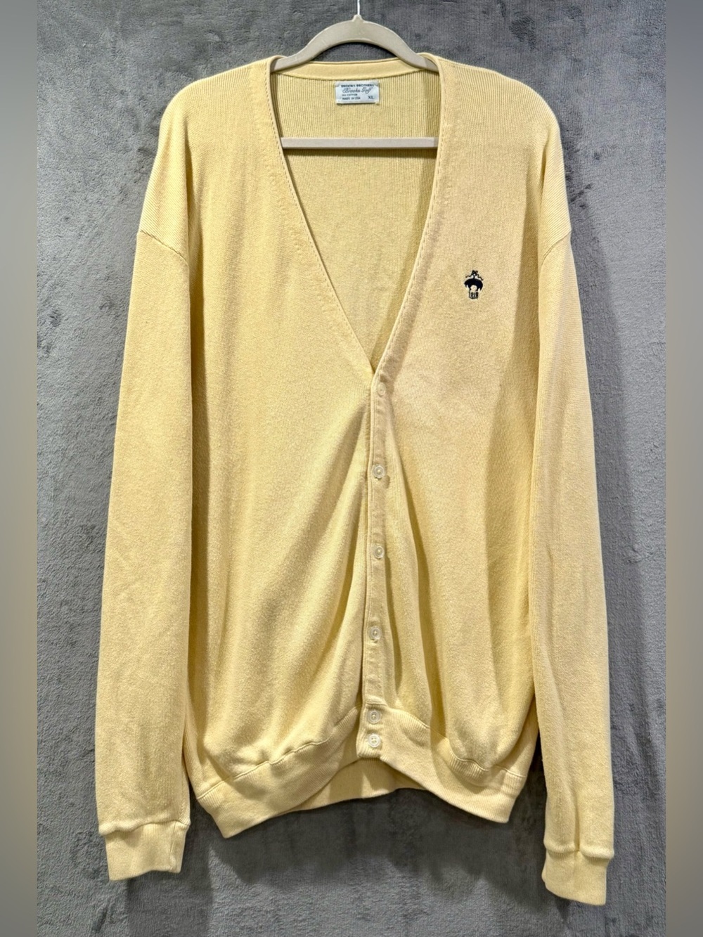 Vintage Brooks Brothers Brooks Golf Men's XL Cardigan Grandpa Sweater Oversized